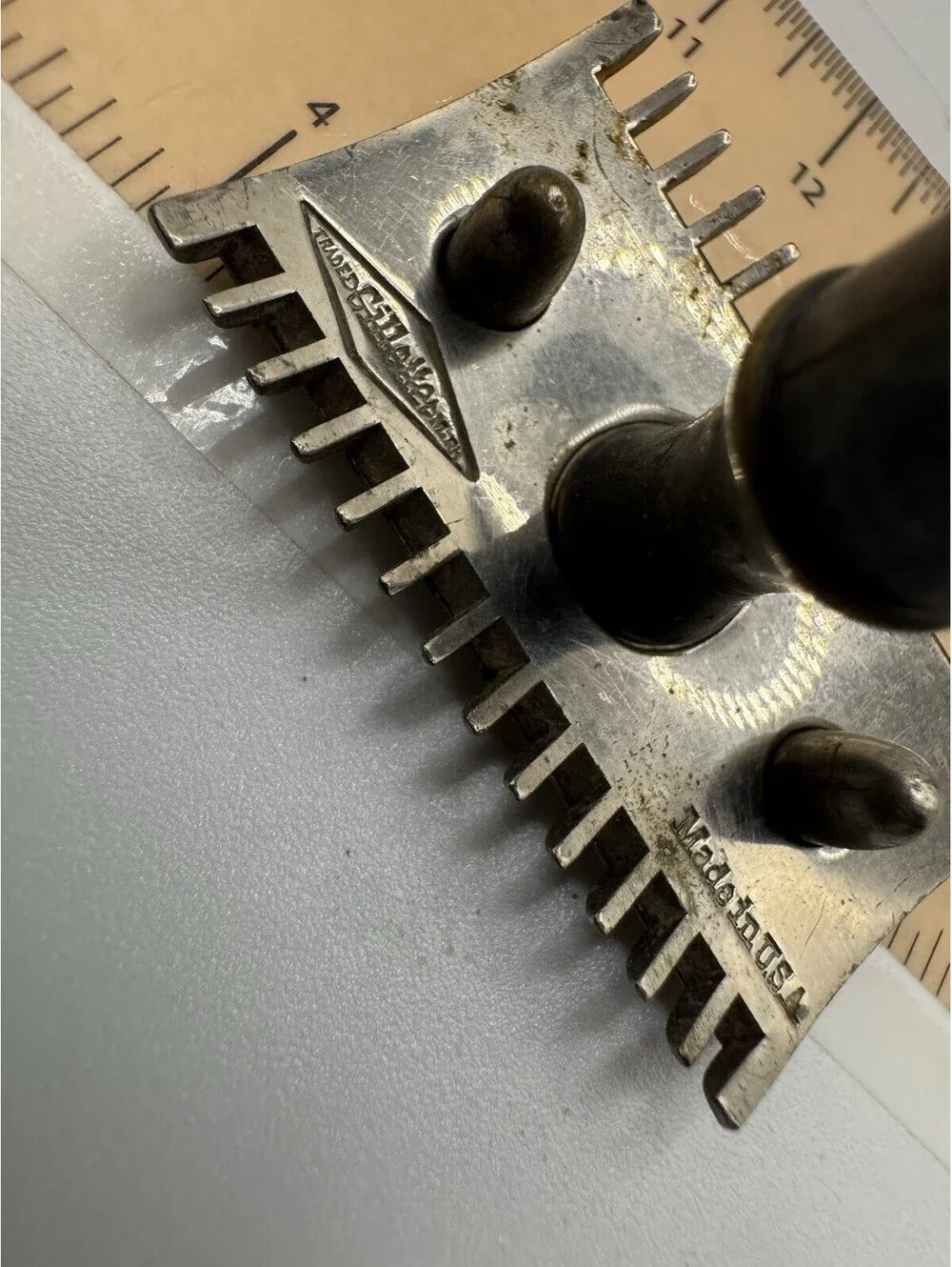 Gillette Old Type Vintage double edge double comb Safety Razor